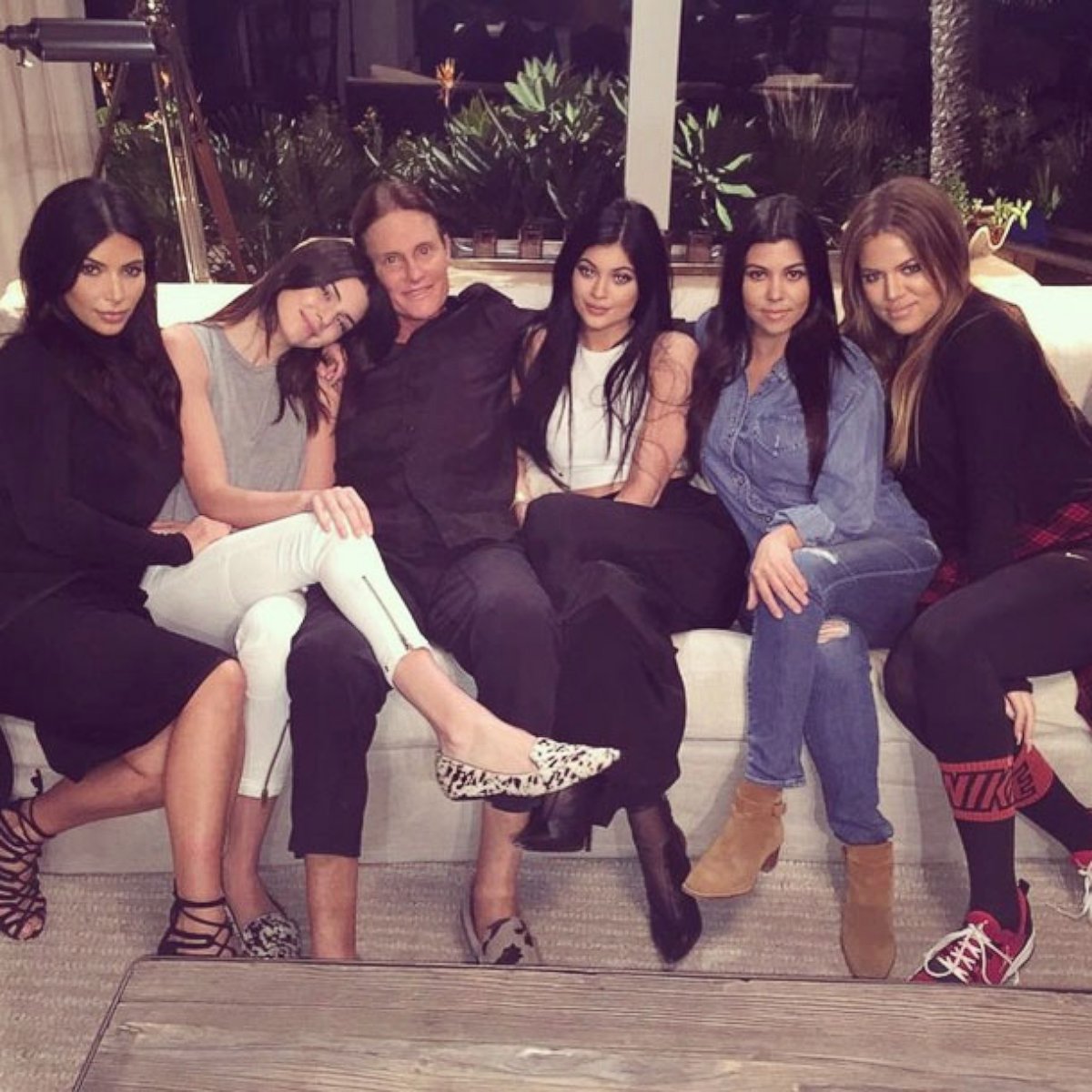 PHOTO: Khloe Kardashian posted this photo to Instagram of herself and her sisters, Jan. 19, 2015.