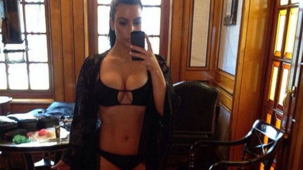 Kim Kardashian posted this selfie to Instagram, March 12, 2014.
