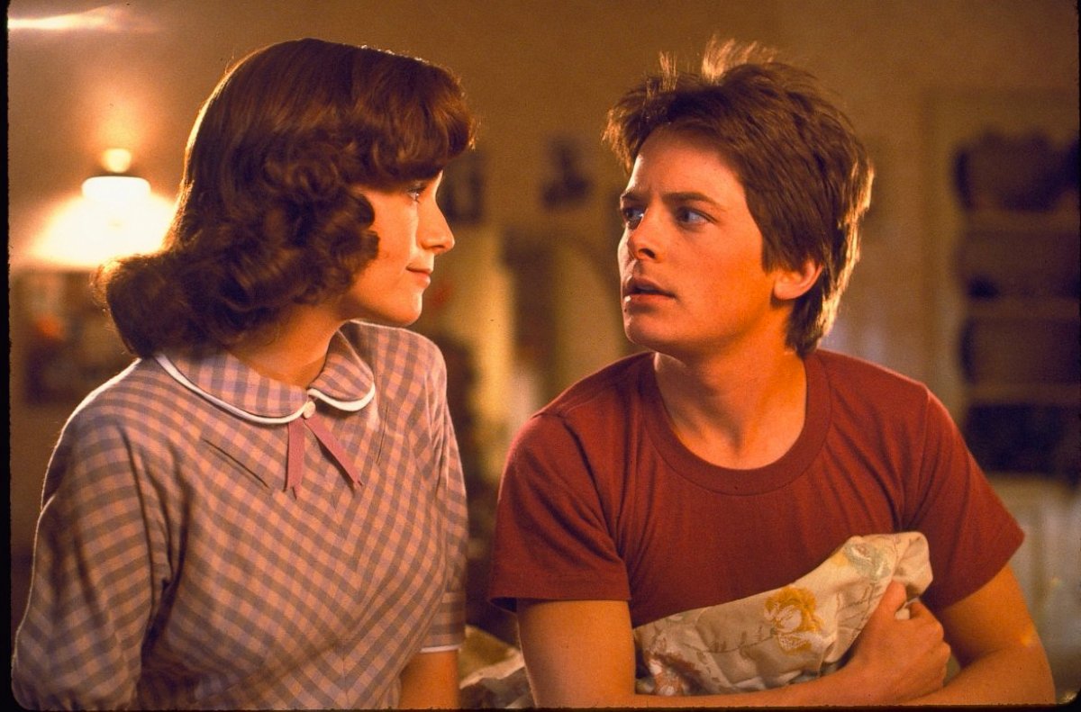 PHOTO: Michael J. Fox and Lea Thompson are seen in "Back to the Future" in 1985.