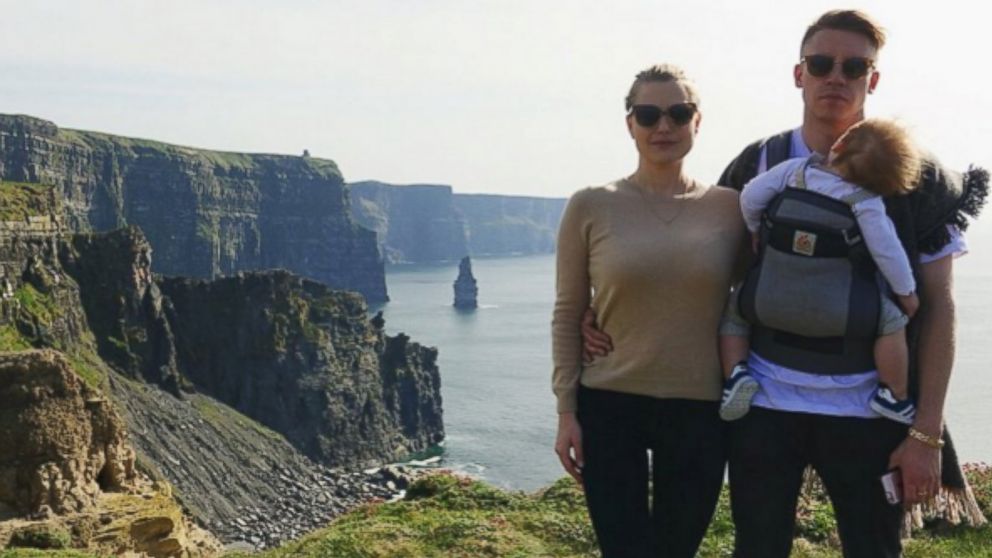 Macklemore posted this photo to his Instagram account on April 21, 2016 with the caption, "The fam...cliffs of Moher."