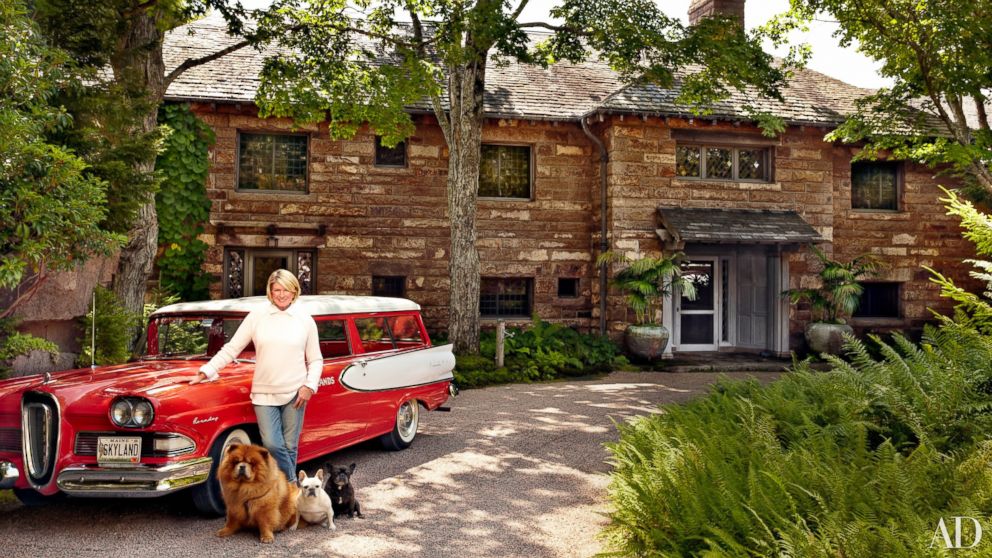 Skylands, Martha Stewart's home in Maine is featured in the July 2015 issue of Architectural Digest.