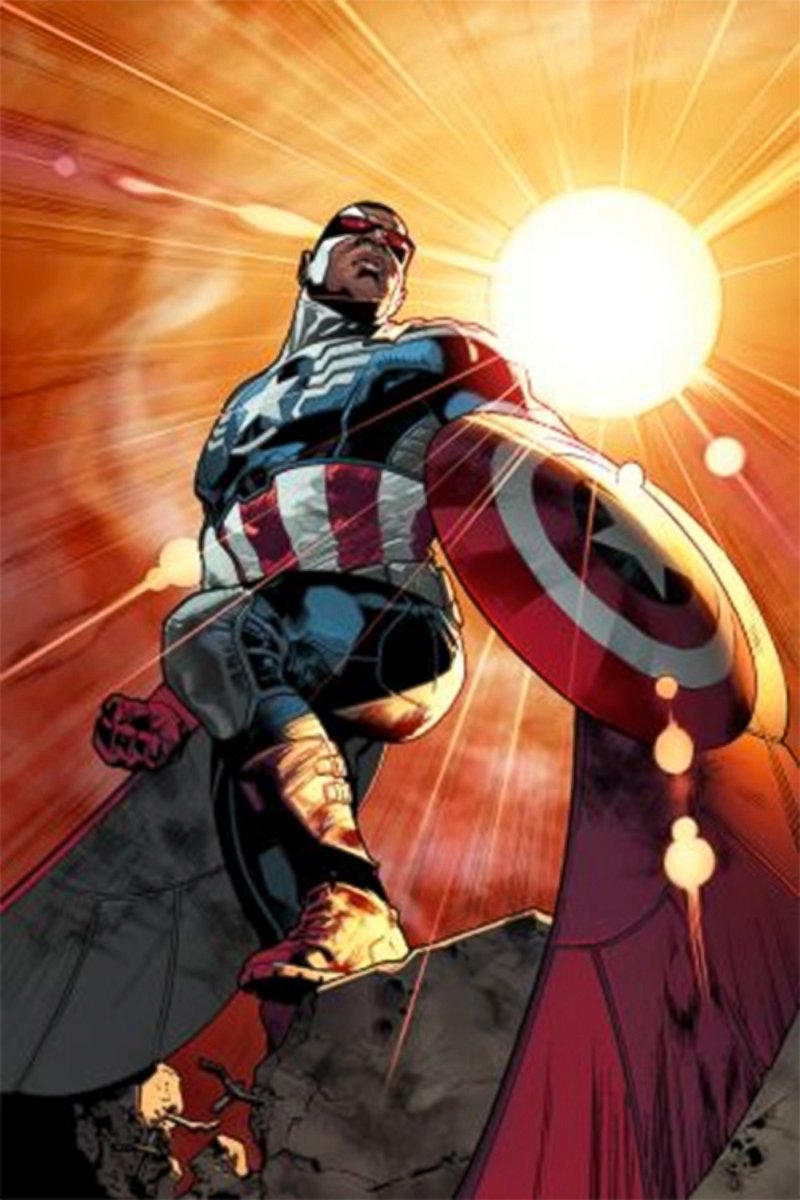 PHOTO: The new Captain America in the Marvel Comics.