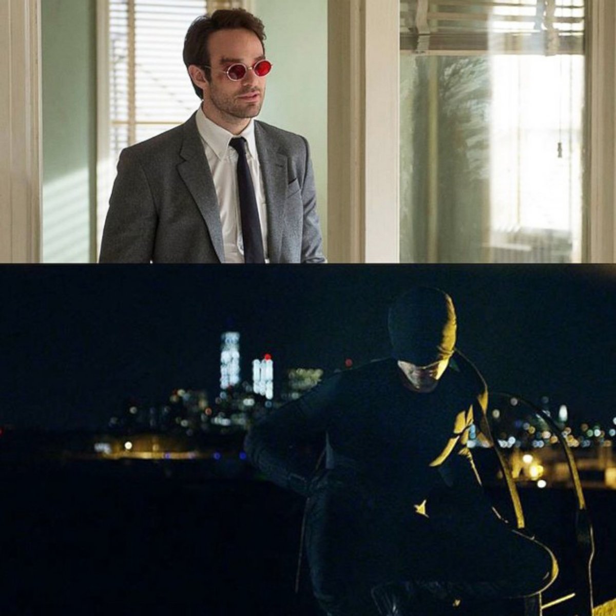 PHOTO: Marvel posted this photo to their Instagram on Oct. 11, 2014 with the caption, "You're looking at the first official photos of Charlie Cox as Matt Murdock in #Marvel's #Daredevil, coming to@Netflix."