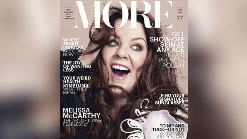 PHOTO: Melissa McCarthy in More Magazine's June issue.