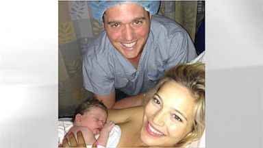 PHOTO: Overjoyed and filled with gratitude at the arrival of our son Noah Bublè.