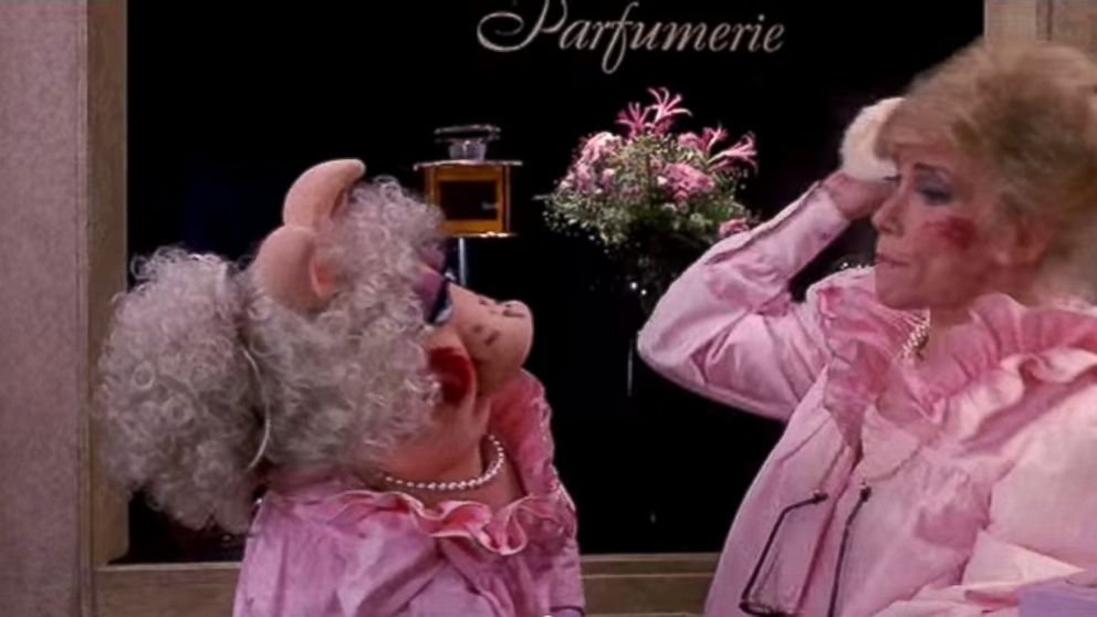 PHOTO: Miss Piggy and Joan Rivers are seen here in the Muppet Movie.