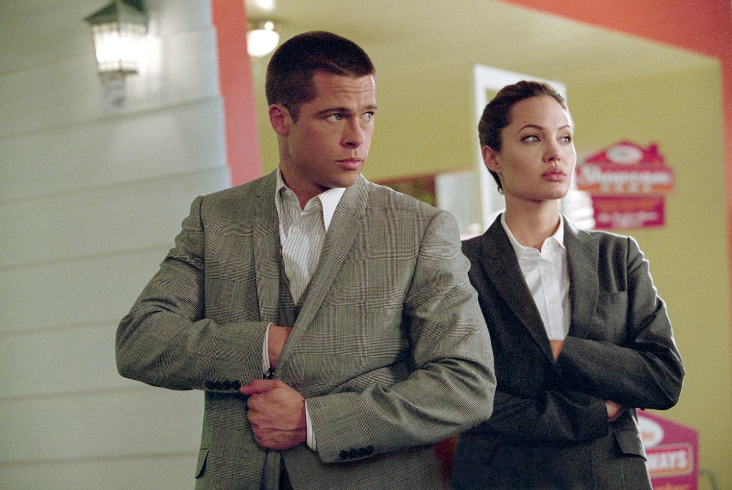 PHOTO: A scene from the movie "Mr. and Mrs. Smith," is seen here.