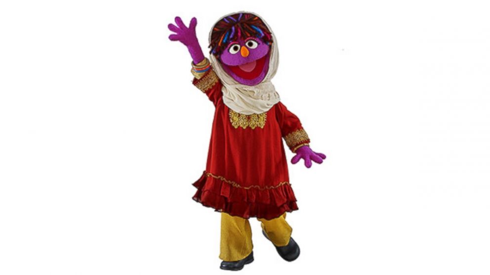 A Sesame Street Afghan Muppet, Zari, makes its debut, April 7, 2016.