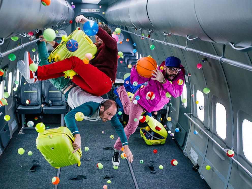 PHOTO:Ok Go filmed the zero-gravity music video for their new single, "Upside Down, Inside Out," at Russia's Yuri Gagarin Cosmonaut Training Center. 