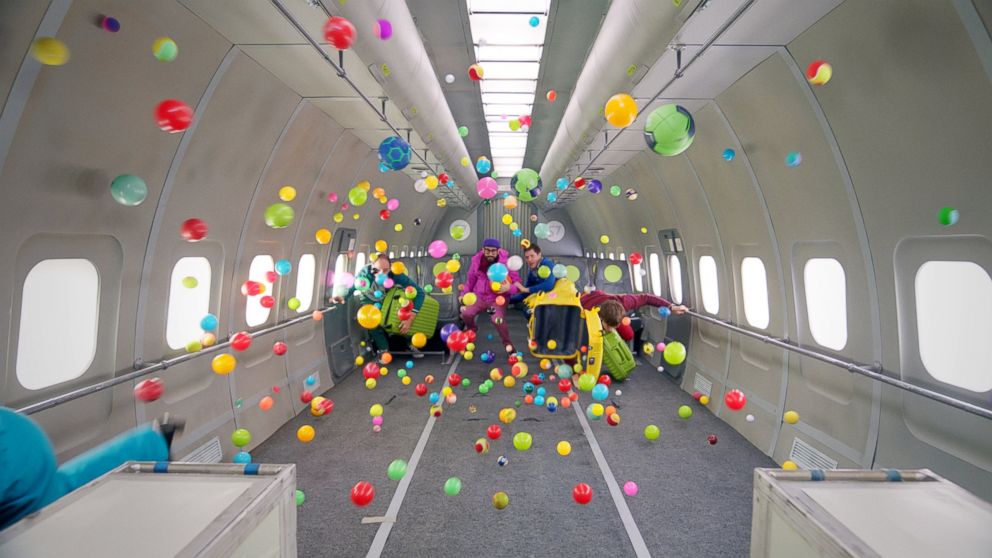 PHOTO:Ok Go filmed the zero-gravity music video for their new single, "Upside Down, Inside Out," at Russia's Yuri Gagarin Cosmonaut Training Center. 
