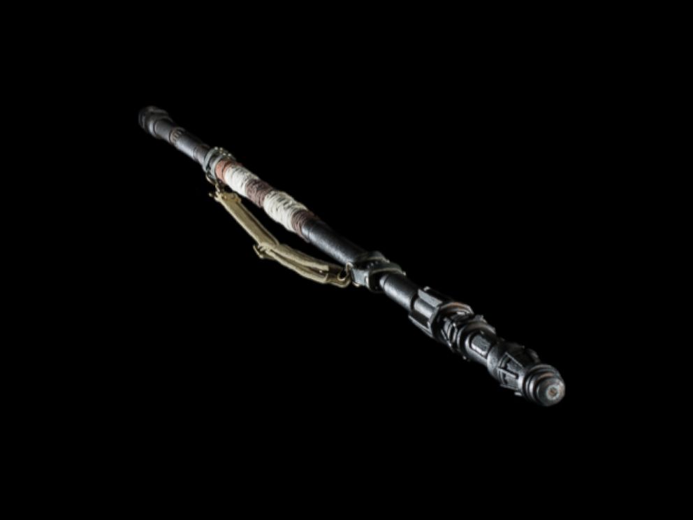 PHOTO: A replica of Rey's staff from "Star Wars: The Force Awakens."