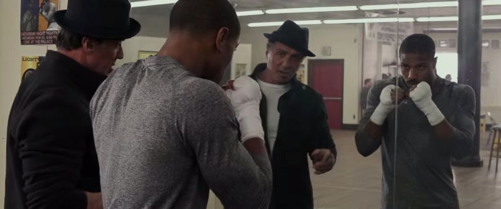 PHOTO: Sylvester Stallone and Michael B. Jordan star in the movie "CREED."