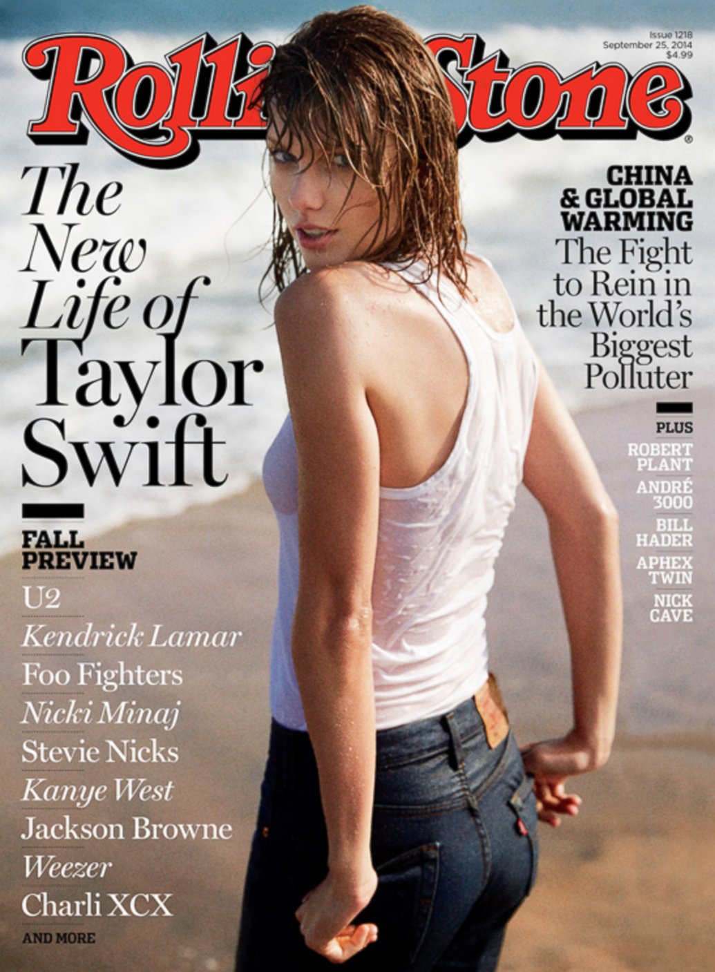 PHOTO: Taylor Swift on the September 2014 issue of Rolling Stone.