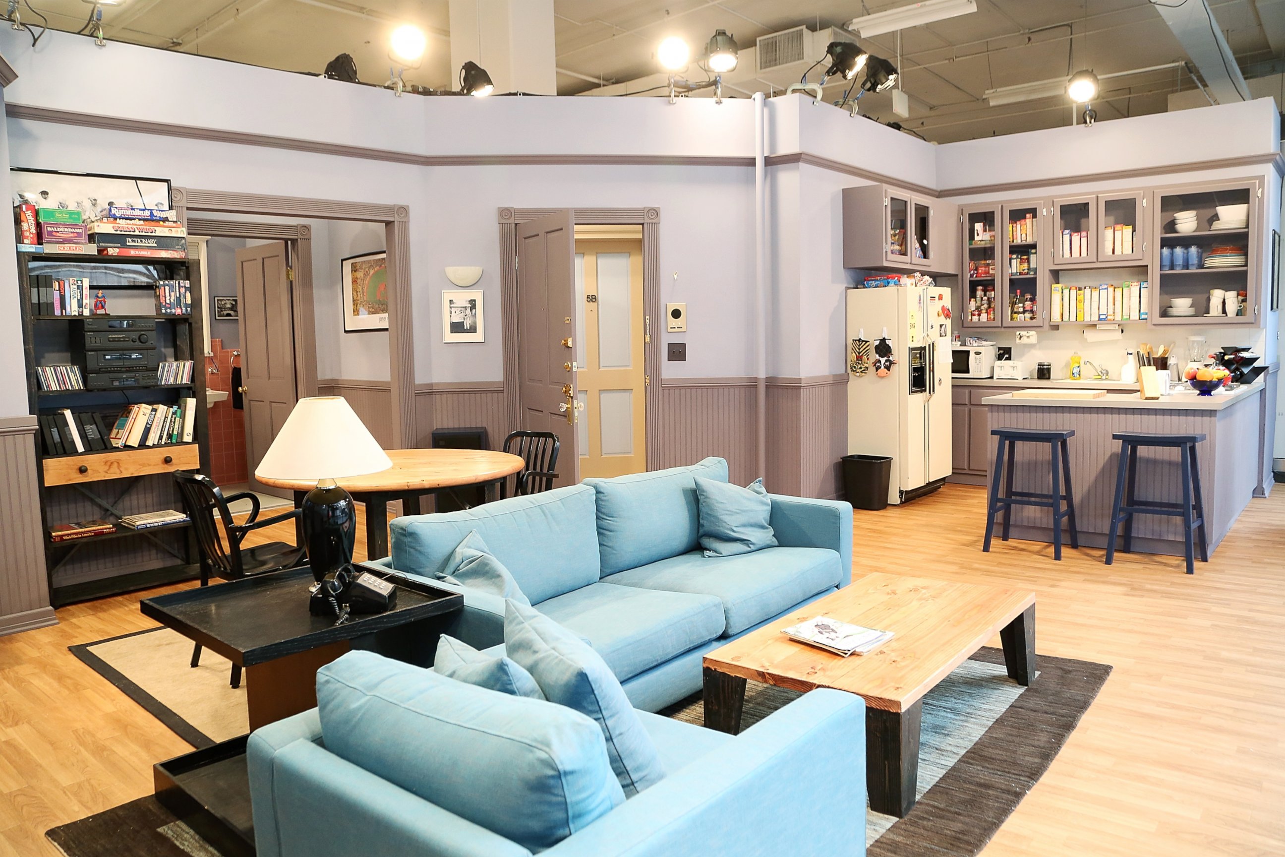 PHOTO: A view of Jerry's apartment from "Seinfeld," at Seinfeld: The Apartment, June 23, 2015, in New York.