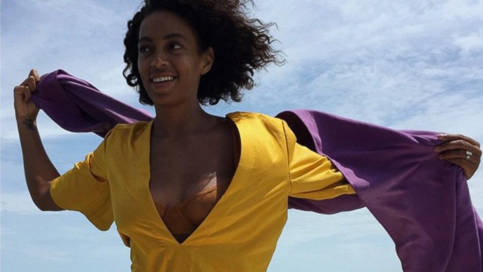Solange Knowles posted this photo of herself on her honeymoon to Instagram, Nov. 29, 2014.