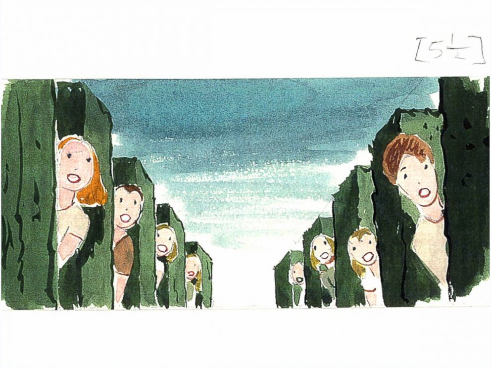 PHOTO: An illustration from the "Do Re Mi" maze scene that was cut from "The Sound of Music."