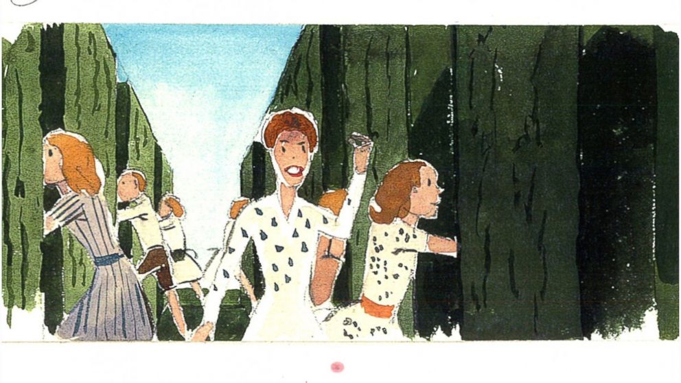 PHOTO: An illustration from the "Do Re Mi" maze scene that was cut from "The Sound of Music."