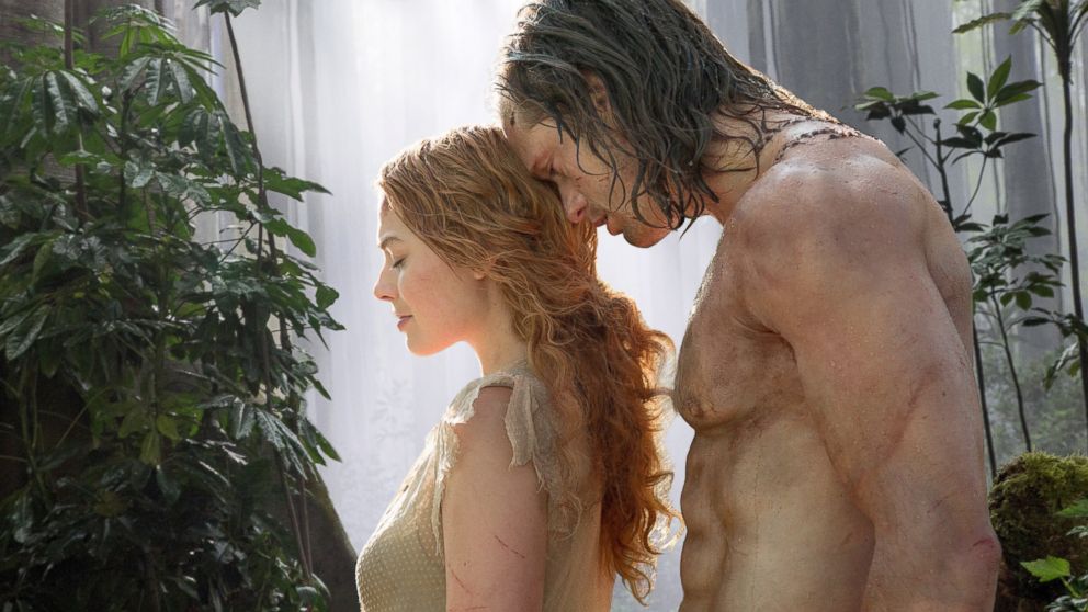 PHOTO: Margot Robbie and Alexander Skarsgard in a scene from "Tarzan."