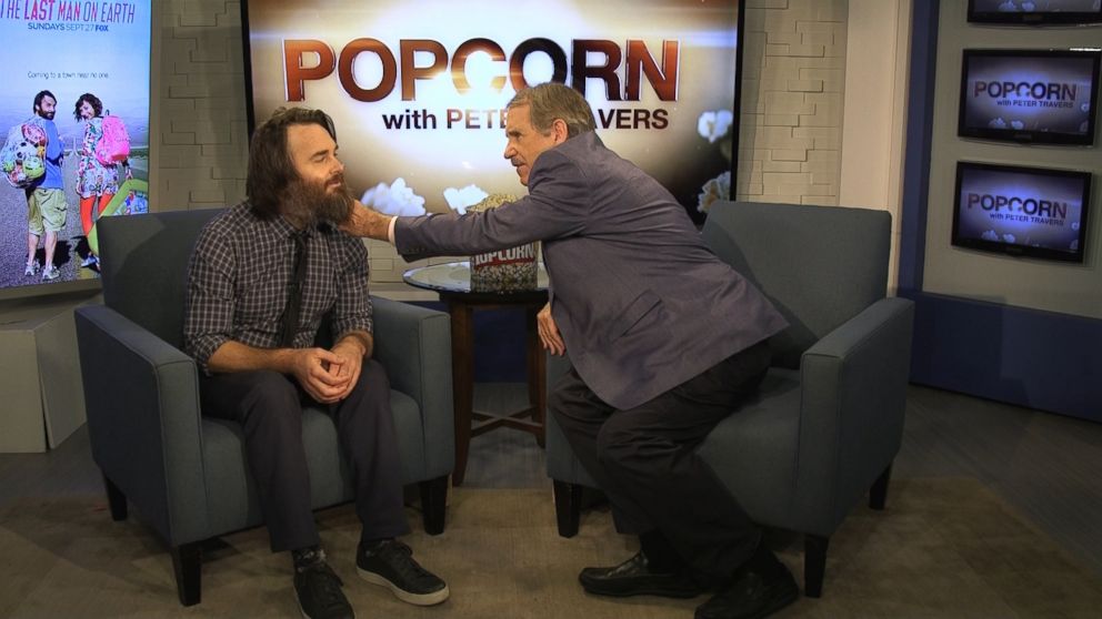 PHOTO: Will Forte and Peter Travers are seen here at the ABC Headquarters in New York, Sept. 24, 2015.