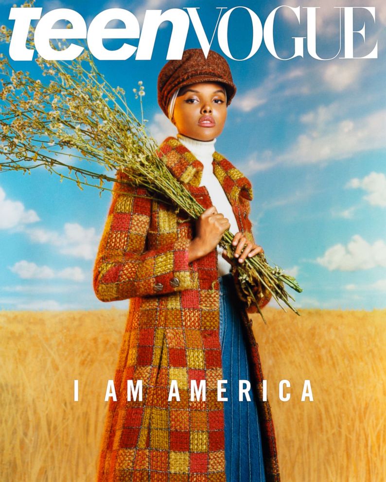 PHOTO: Halima Aden is the first model to appear on the cover of Teen Vogue wearing a hijab.