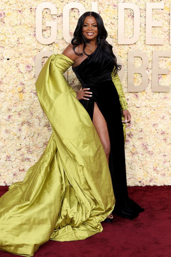 PHOTO: Janelle James attends the 81st Annual Golden Globe Awards at The Beverly Hilton on January 07, 2024 in Beverly Hills.