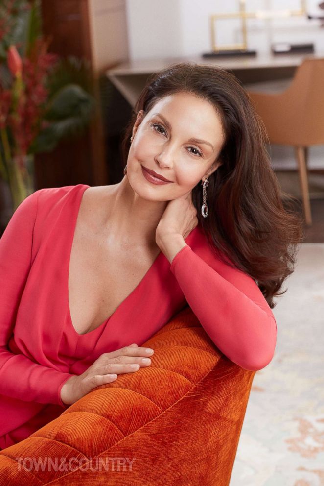 PHOTO: Ashley Judd is interviewed by good friend Salma Hayek in the latest issue of Town & Country magazine. 