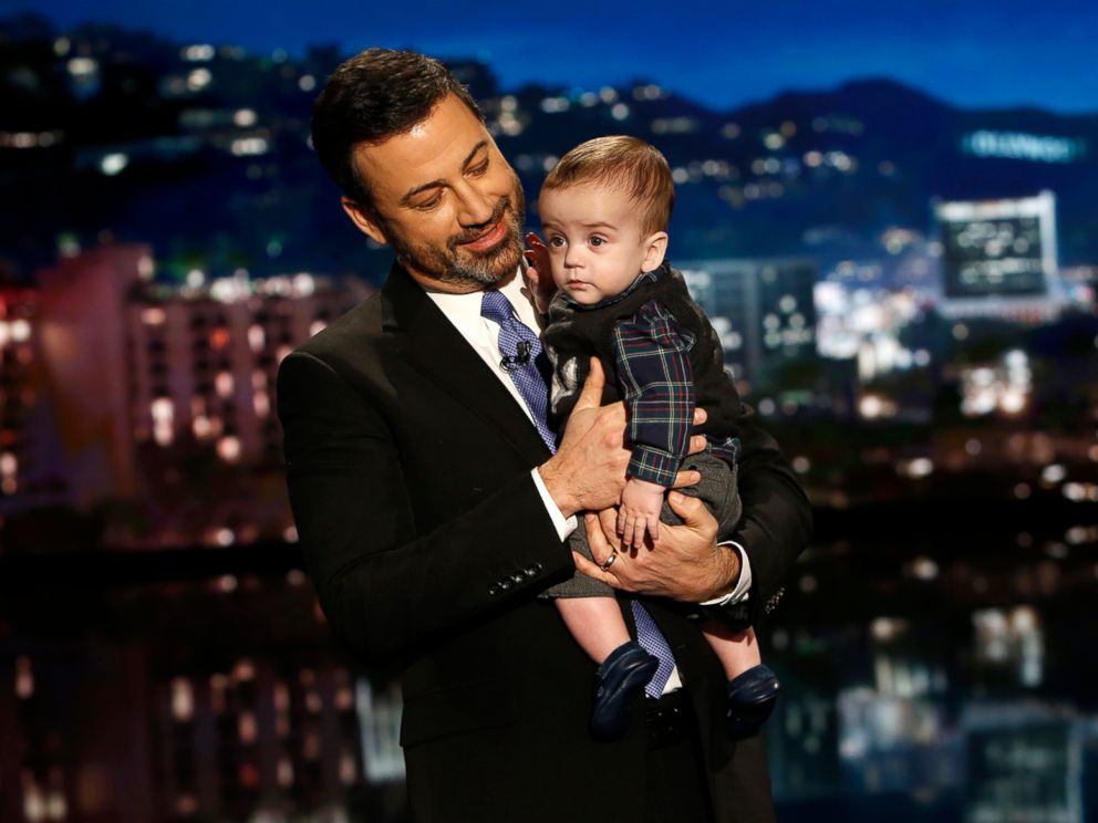 PHOTO: Jimmy Kimmel is pictured with his son Billy on Jimmy Kimmel Live!, Dec. 11, 2017.