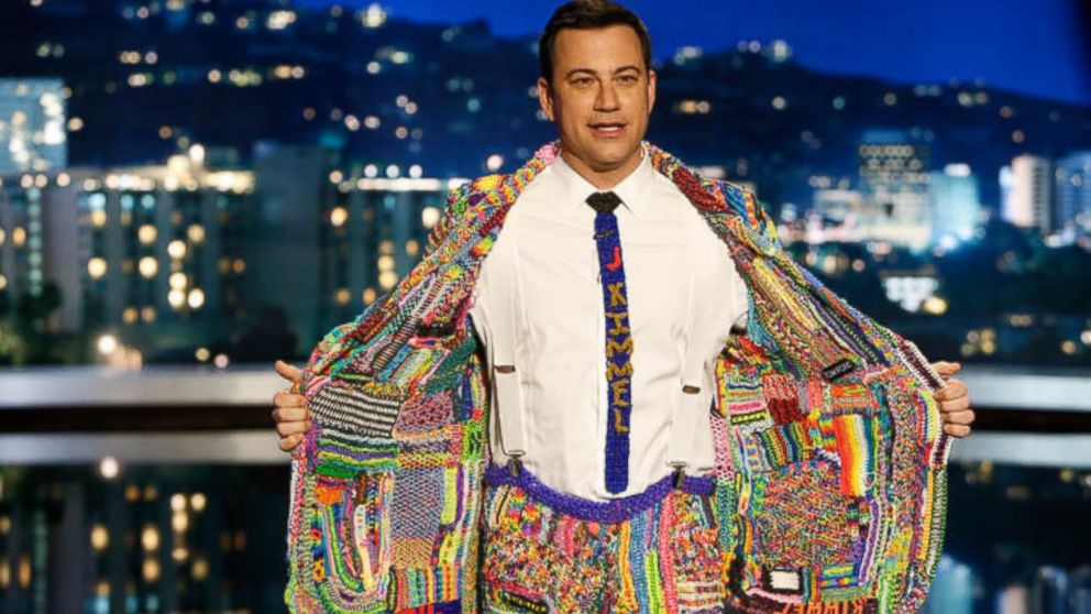 Jimmy Kimmel Wears His 'Suit of the Loom' and It's Mesmerizing