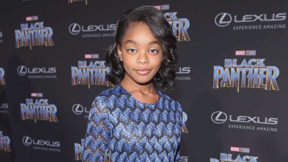 PHOTO: Marsai Martin at the Los Angeles World Premiere of Marvel Studios' BLACK PANTHER at Dolby Theatre on Jan. 29, 2018 in Hollywood, Calif.