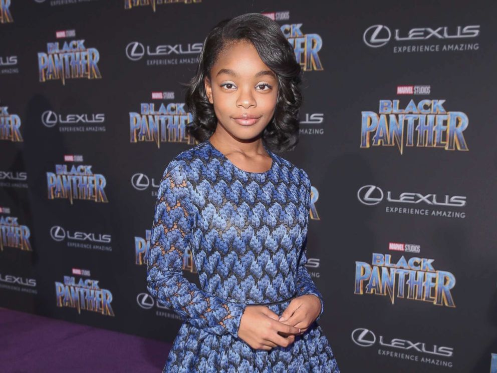 PHOTO: Marsai Martin at the Los Angeles World Premiere of Marvel Studios BLACK PANTHER at Dolby Theatre on Jan. 29, 2018 in Hollywood, Calif.