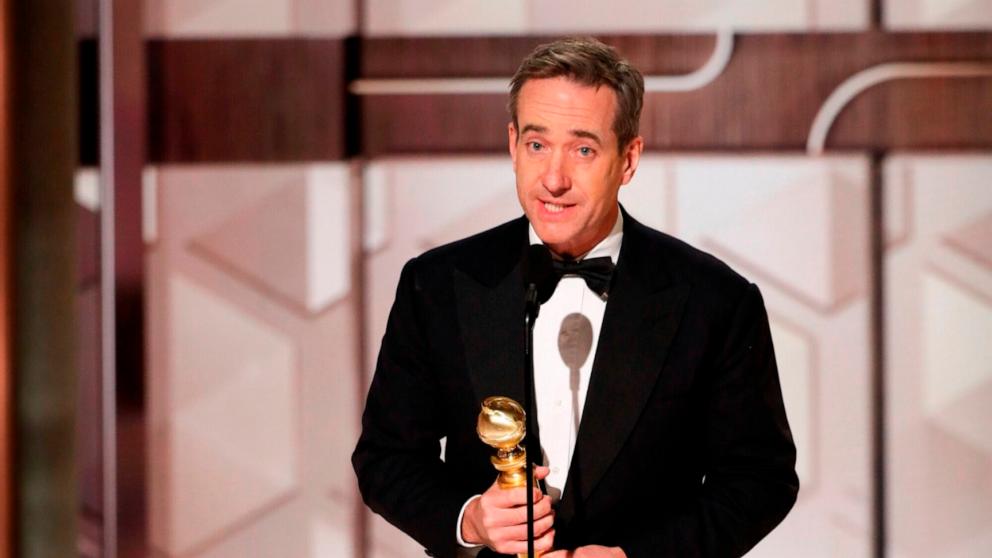 PHOTO: Matthew Macfadyen at the 81st Annual Golden Globe Awards, airing live from the Beverly Hilton in Beverly Hills, Jan.7, 2024.