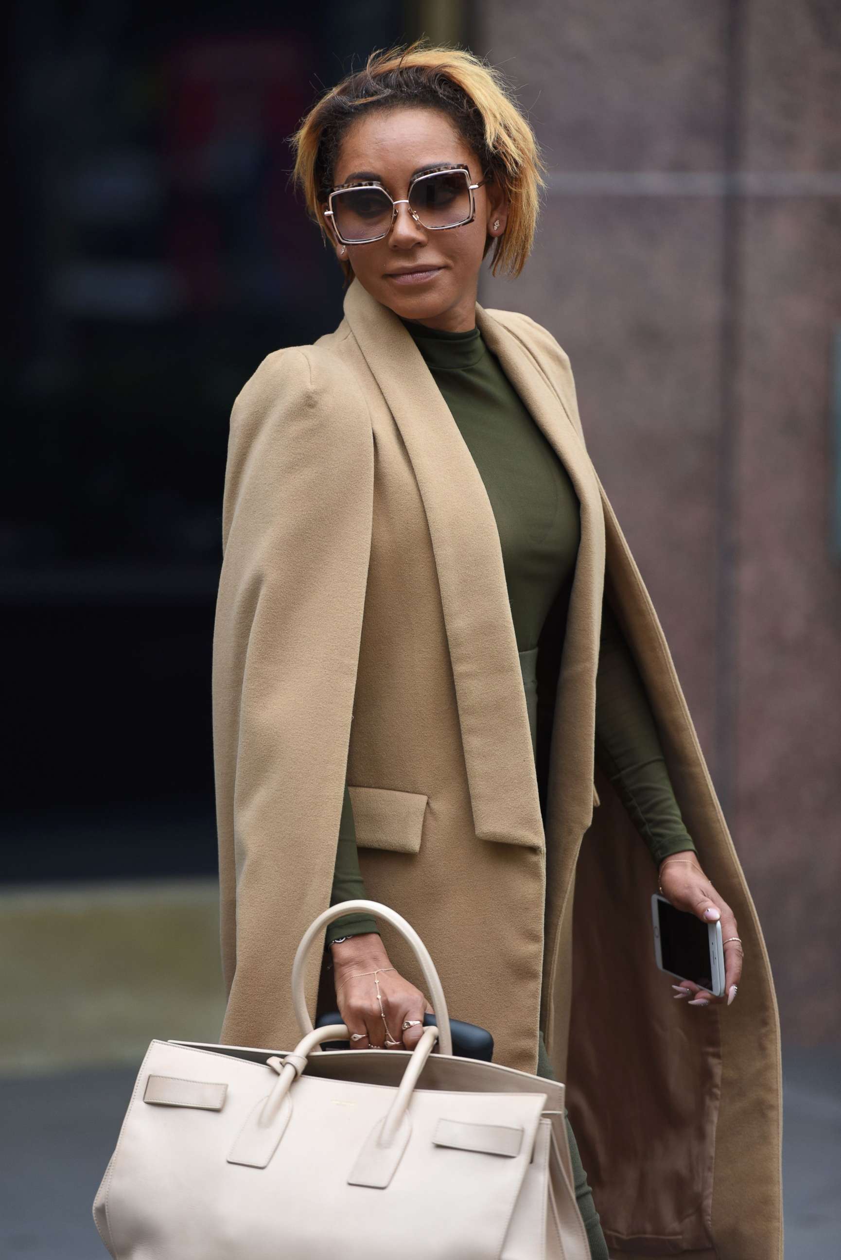 PHOTO: Melanie Brown (Spice Girl Mel B) leaves Los Angeles Superior Court Stanley Mosk Courthouse, in Los Angeles, Nov. 9, 2017. 