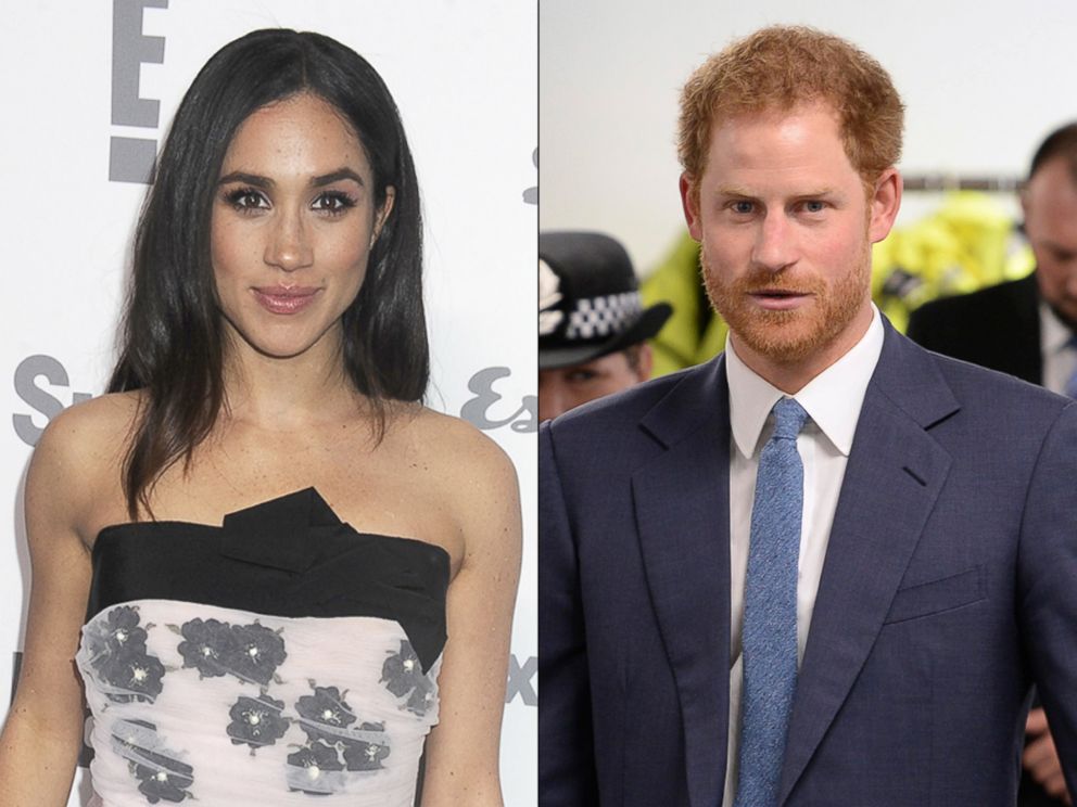 PHOTO: Meghan Markle attends the 2015 NBCUniversal Cable Entertainment Upfront, on May 14, 2015, in New York City | Prince Harry at the opening of Nottingham's new Central Police Station, on Oct. 26, 2016,   Nottingham, United Kingdom.