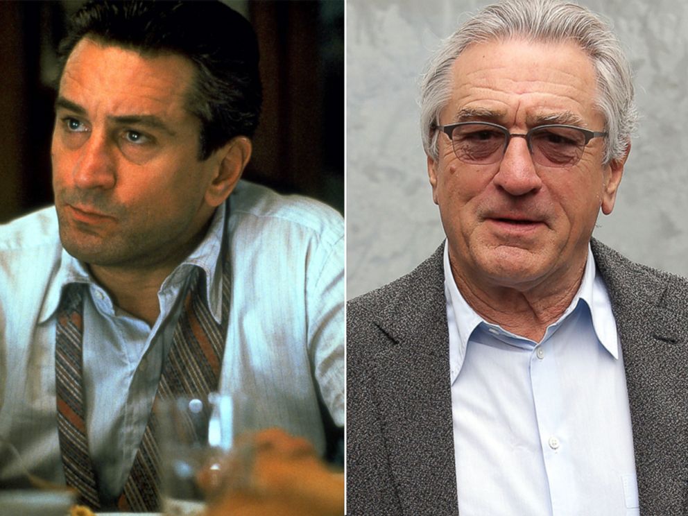PHOTO: Robert DeNiro is  seen here in "Goodfellas." Right, Robert De Niro is seen, June 23, 2015, in Milan.