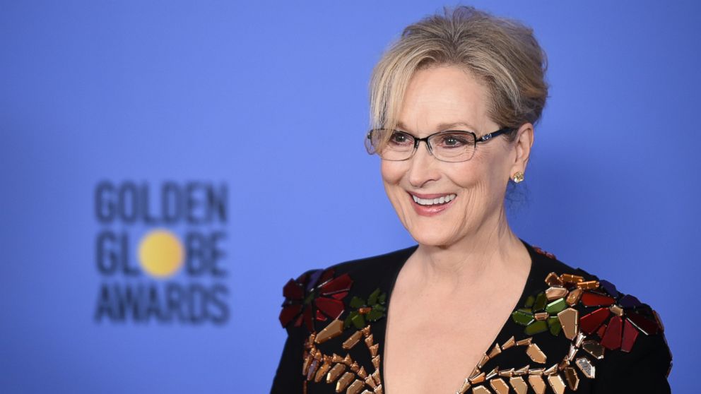 Meryl Streep is seen at the 74th Annual Golden Globe Awards in Los Angeles, California, Jan 8, 2017