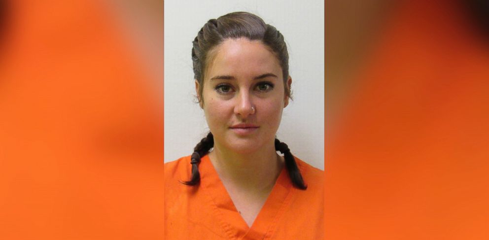 PHOTO: Actress Shailene Woodley is seen in this booking photo released by Morton County Sheriff's Department in North Dakota,on October 11, 2016.