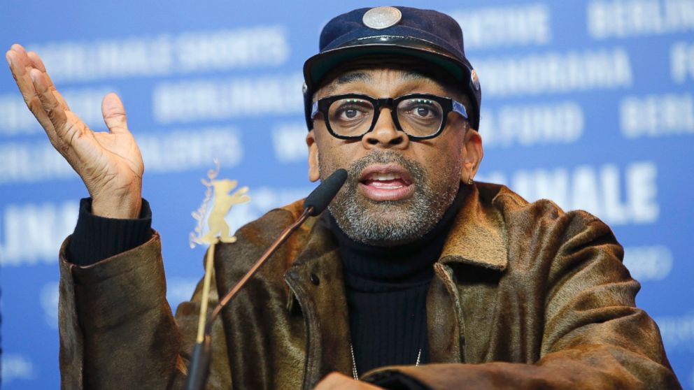 Director Spike Lee attends a news conference to promote the movie 'Chi-Raq' at the 66th Berlinale International Film Festival in Berlin, Feb. 16, 2016.