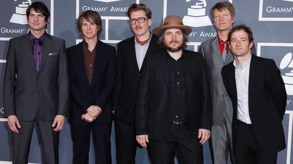 Rock band Wilco arrive at the 54th annual Grammy Awards in Los Angeles, Calif., Feb. 12, 2012.   