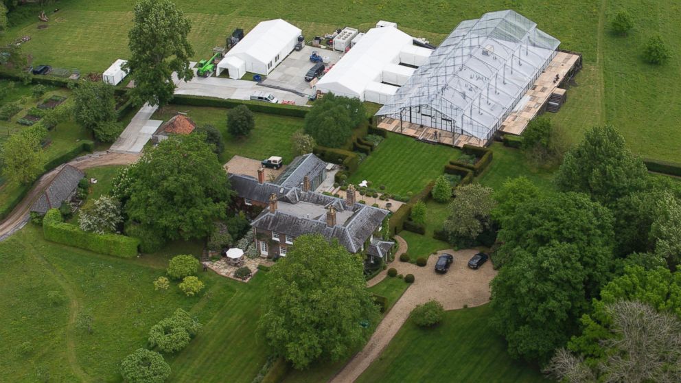 PHOTO: Aerials views of the Middleton family home in Bucklebury, U.K. as seen a few days before Pippa Middleton's wedding to James Matthews, May 16, 2017.