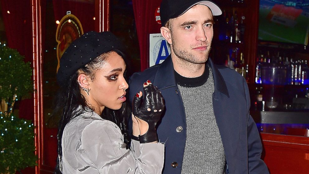 Robert Pattinson and FKA Twigs attend an after party for her concert in New York, Nov. 10, 2014.