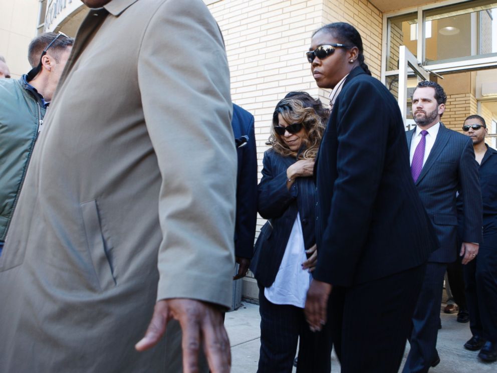 PHOTO: Prince's sister, Tyka Nelson, can be seen leaving a court room in Minneapolis, May 2, 2016.