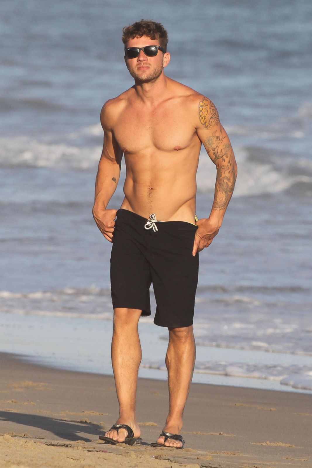 Ryan Phillippe Shows Off His Tattoosand Absin Malibu Picture