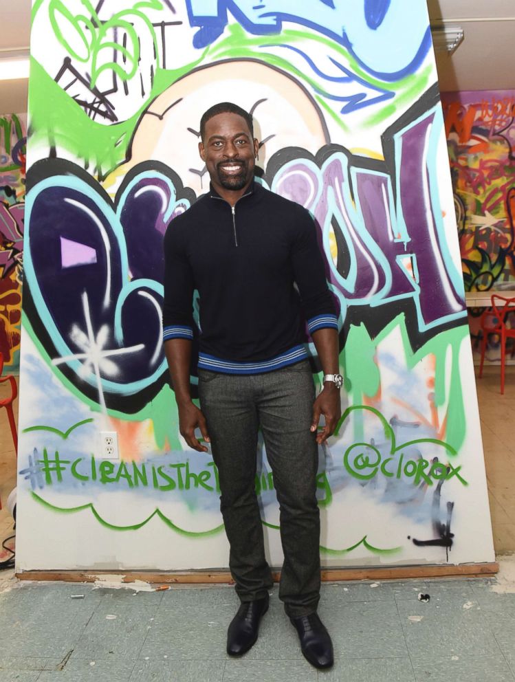 PHOTO: Sterling K. Brown at a new Youth Opportunity Hub in Harlem, New York, Feb. 27, 2018.