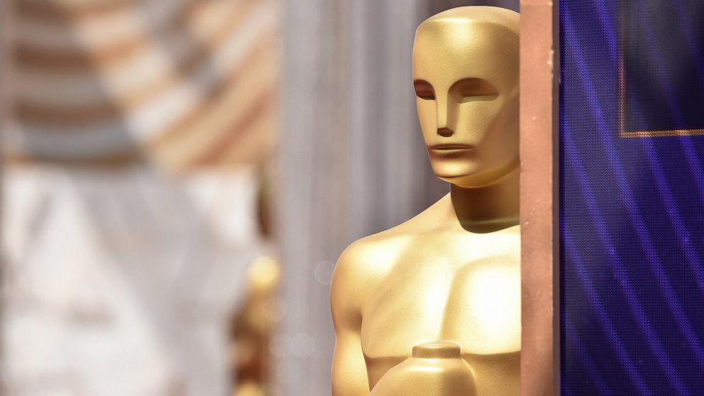 FILE - Oscar statue on the red carpet at the Oscars on Sunday, March 27, 2022, at the Dolby Theatre in Los Angeles. Next year's Academy Awards will take place March 13, 2023, the Academy of Motion Pictures Arts and Sciences announced Friday, May 13. 
