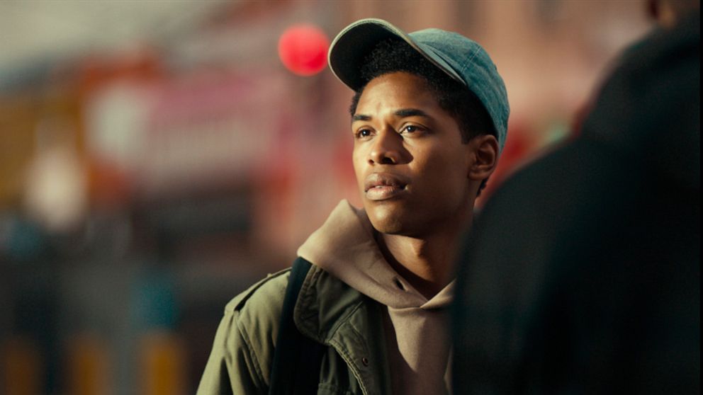 This image released by Netflix shows Kevin Harrison Jr. in a scene from "Monster." (Netflix via AP)