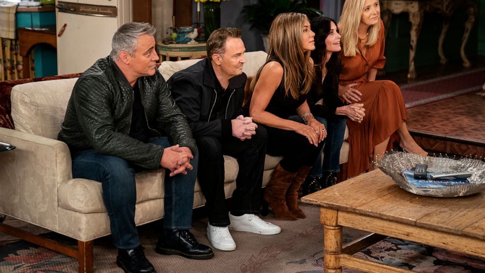 Review: A gauzy, tear-filled reunion for 'Friends' actors