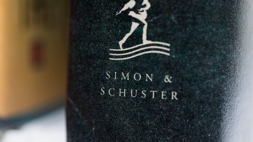 FILE - A book published by Simon & Schuster is displayed on Saturday, July 30, 2022, in Tigard, Ore. On Monday, Oct. 31, 2022, a federal judge blocked Penguin Random House's proposed purchase of Simon & Schuster. (AP Photo/Jenny Kane, File)