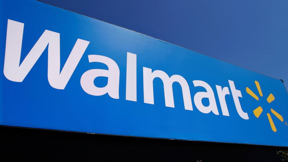 FILE - The Walmart logo is displayed on a store in Springfield, Ill., May 16, 2011. Walmart Inc. said Monday, Aug. 15, 2022, that it has signed a deal with Paramount Global to offer the entertainment company's streaming service as a perk to subscribe