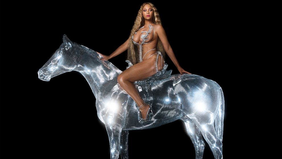 This cover image released by Columbia Records Group shows "Renaissance" by Beyonce. (Columbia Records Group via AP)