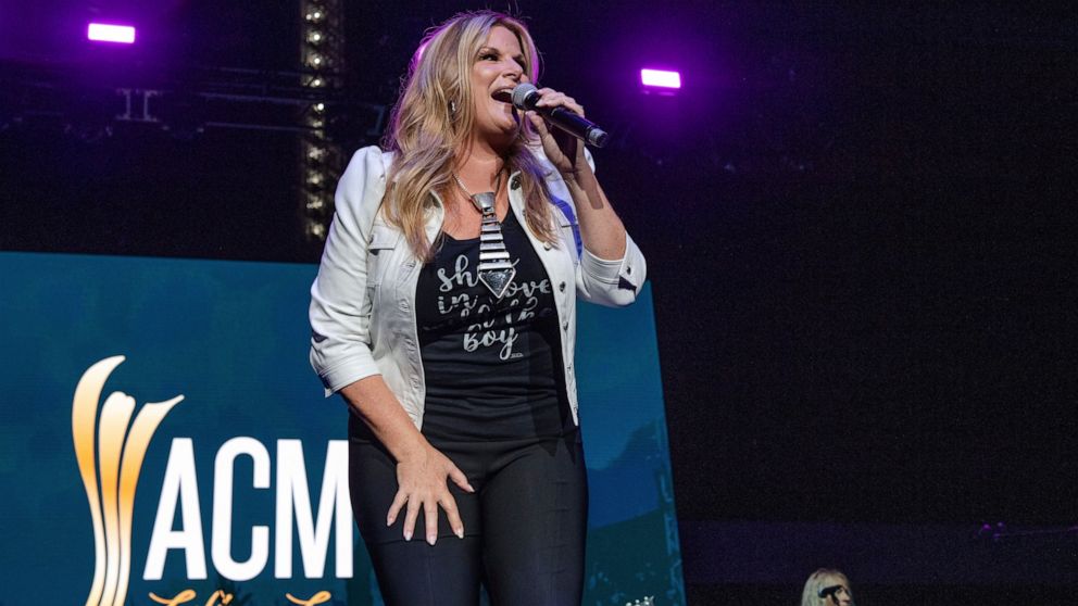 Trisha Yearwood performs at the 2021 ACM Party for a Cause at Ascend Amphitheater on Tuesday, August 24, 2021, in Nashville, TN. (Photo by Amy Harris/Invision/AP)